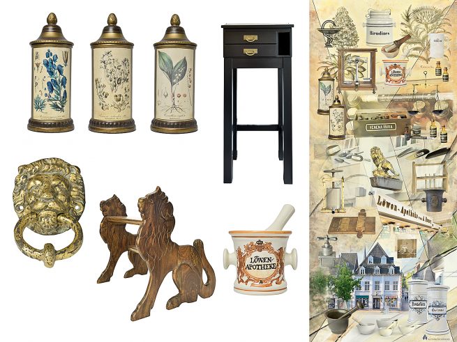 Produktfotos und Mixed Mediacollage