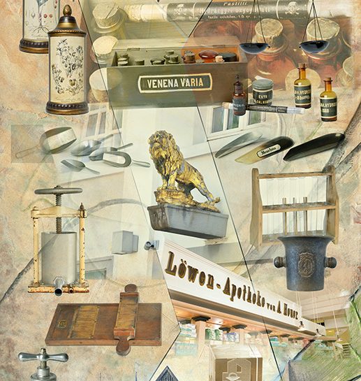 Display 02 der Auftragsarbeit | Löwen Apotheke